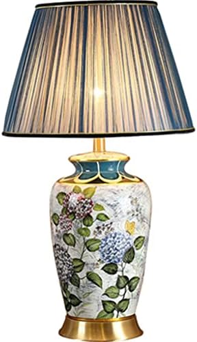 Fksdhdg bakrena stolna svjetiljka kreveta lampica keramička svjetiljka velikodušna stolna svjetiljki za dnevni boravak ukrašena