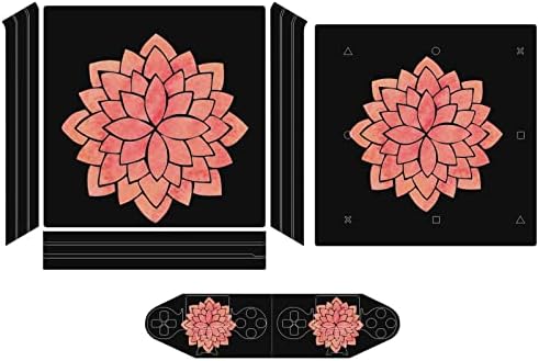 Ilustracija cvijeta lotosa Japanska istočnoazijska umjetnost meditacije s cvjetanjem PVC ljepljiva naljepnica zaštitna naljepnica