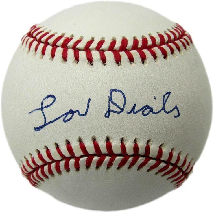 Lou Dials potpisao OAL bejzbol crna liga Chicago American Giants PSA/DNA - Autografirani bejzbols