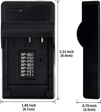 NP-FE1 USB punjač za Sony Cyber-Shot DSC-T7, cyber-shot DSC-T7/B, Cyber-shot DSC-T7/S kamera i još mnogo toga
