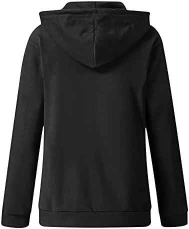 Lmsxct ženske povremene zip up hoodie jakne atletski dugi rukavi s prugama prugaste boje s kapuljača s džepovima s džepovima
