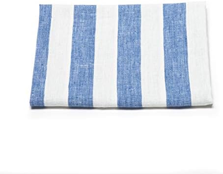 LINEME Philippe ručnik za kupanje, 26 x 51, od bijelog/plavog