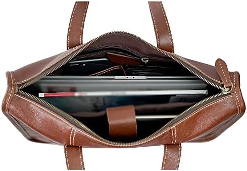 TFIIEXFL muški casual tote messenger torba u aktovci kožna torba muškarci za 13,3 inčni laptop