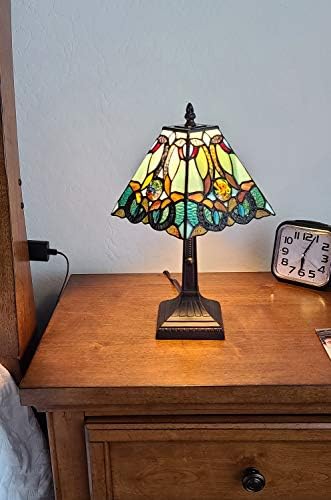 Tiffany stil mini naglasak svjetiljka 15 Visoko vintage vintage antikni svjetlosni dekor dnevna soba Dnevna soba Dnevna soba