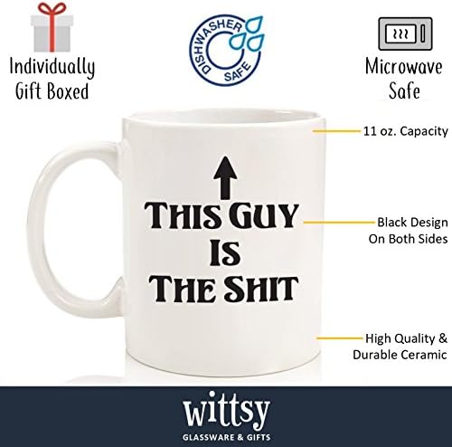 Ovaj momak je sranje smiješna šalica za kavu - najbolji pokloni za muškarce, tata - jedinstveni tata pokloni - GAG rođendanski